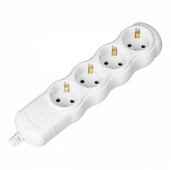4x Stopcontact Randaarde Zonder Kabel