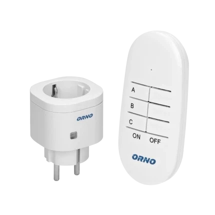 1x Schuko op afstandbediening -Schakelset- max.3000 Watt