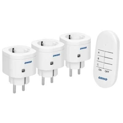 3x Schuko op afstandbediening -Schakelset- max.3000 Watt