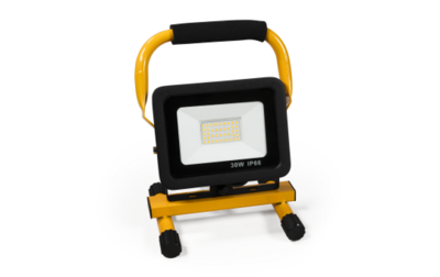 McShine LEB-30 V2 LED bouwlamp met voet - IP65 - 2400lm - 4000K - 30W - 230Vac