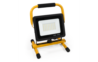 McShine LEB-50 V2 LED bouwlamp met voet - IP65 - 4000lm - 4000K - 50W - 230Vac