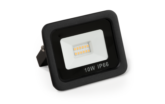 LED - IP66 10W 3000K - 850 lm  Zwart