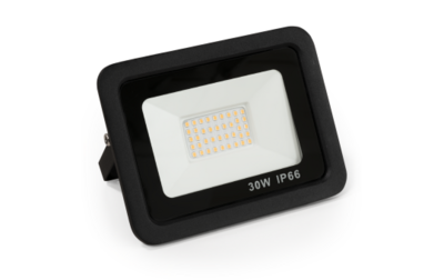 LED - IP66 50W 3000K - 2550 lm  Zwart