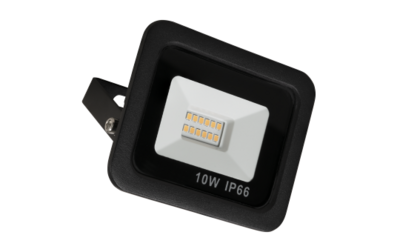 LED - IP66 10W 4000K - 850 lm  Zwart