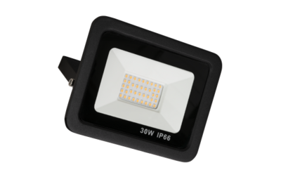 LED - IP66 50W 3000K - 2550 lm  Zwart
