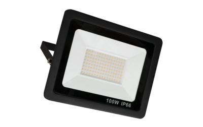 LED - IP66 100W 3000K - 8500 lm  Zwart