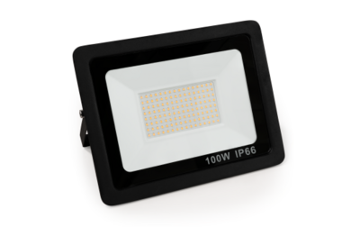 LED - IP66 100W 4000K - 8500 lm  Zwart
