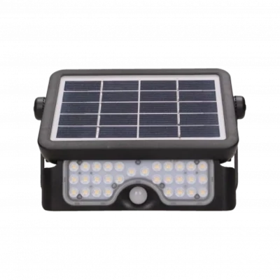 LED Lichtsensor, Bewegingssensor Zonnepaneel IP65 - 4000K-500 Lm