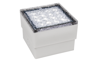 &#39;&#39;Straatsteen&#39;&#39; 10x10x7cm   IP65  4000K -  80lm 230V - 1.5W