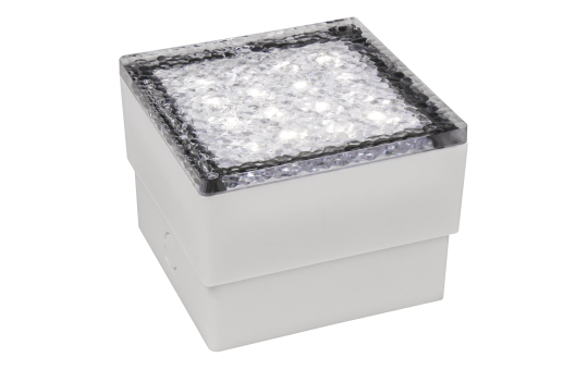&#39;&#39;Straatsteen&#39;&#39; 10x10x7cm   IP65  3000K -  80lm 230V - 1.5W