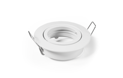 Montageframe Rond, Ø82mm, -Wit-draaibaar, bajonetslot