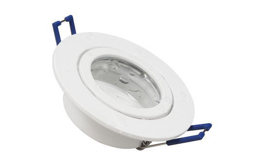 Montageframe Rond, clipsluiting, IP44, Wit