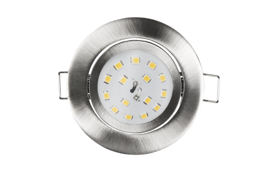 Inbouwspots LED IP20  Ø82MM 3000K - 400 lm - Zilver