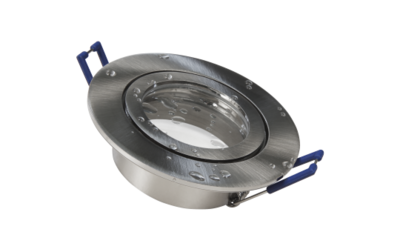 LED IP44  Ø83MM 3000K-400lm Zilver