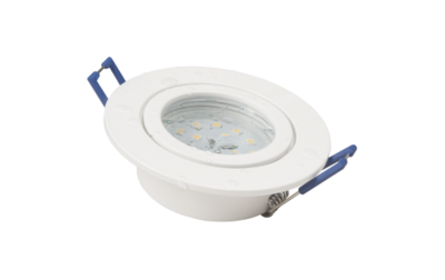 LED IP44  Ø83MM 3000K-400lm Wit