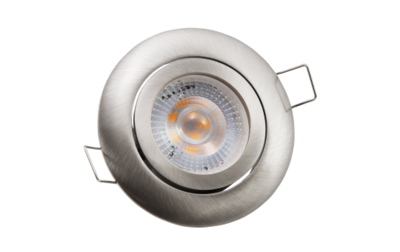 Inbouwspots LED IP20 Ø72MM 4000K - 400 lm - Zilver