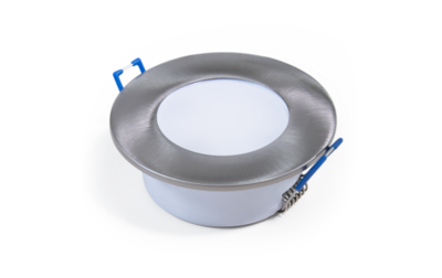 LED IP44  Ø85MM 2700K-400lm Zilver