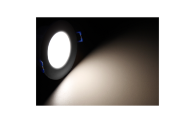 LED IP44  Ø85MM 2700K-400lm Zilver