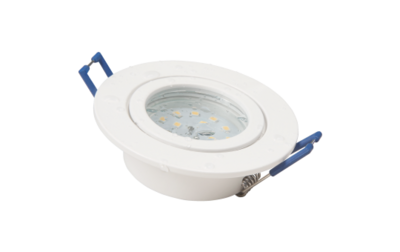 LED IP44  Ø83MM 4000K-400lm Wit