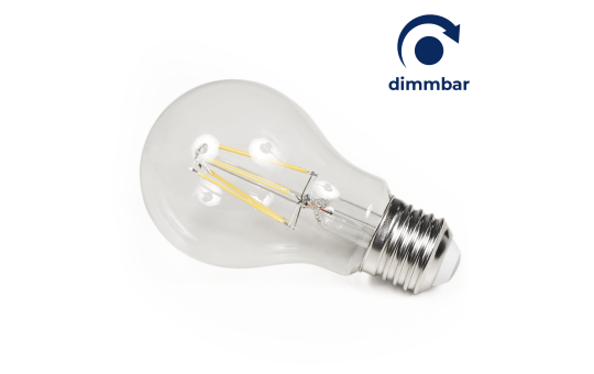 LED gloeilamp- E27 - 6W - 600lm  Dimbaar