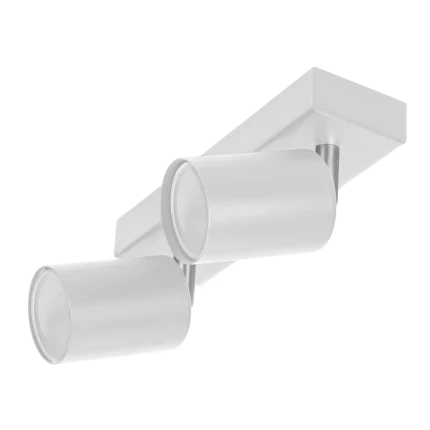Twee-voudige Draaibare Opbouwspot GU10 -  Wit