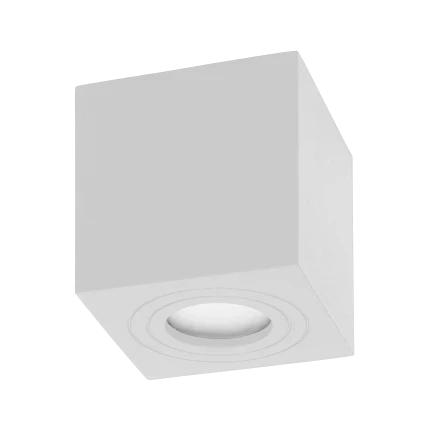 Muurlamp 1x GU10 IP54 -  Wit