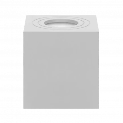 Muurlamp 1x GU10 IP54 -  Wit