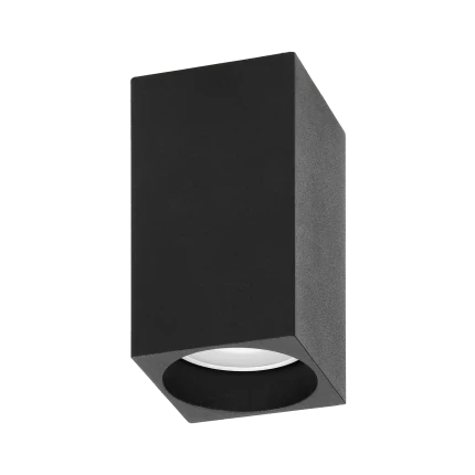 Opbouwspot - Downlight -GU10-Zwart- Aluminium