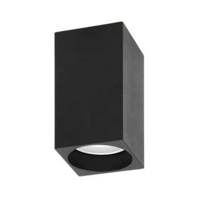 Opbouwspot - Downlight -GU10-Zwart- Aluminium
