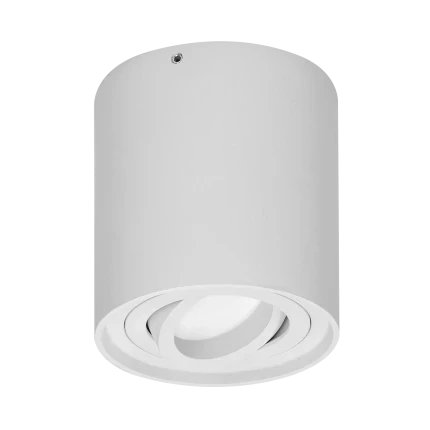 Opbouwspot - Downlight Richtbaar GU10- Wit-Aluminium