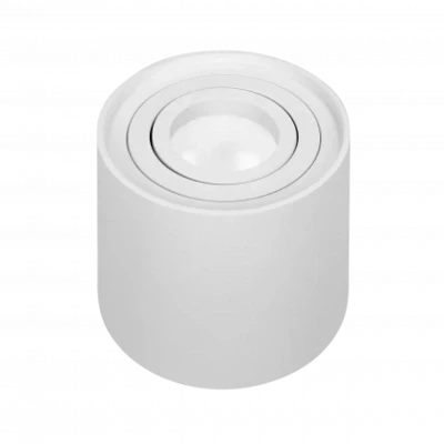 Opbouwspot - Downlight Richtbaar GU10- Wit-Aluminium