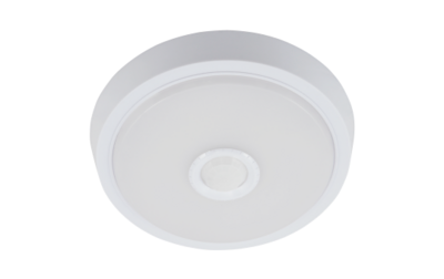 Plafondlamp met bewegingssensor 10W/230V Ø21cm - 3000K - 800lm