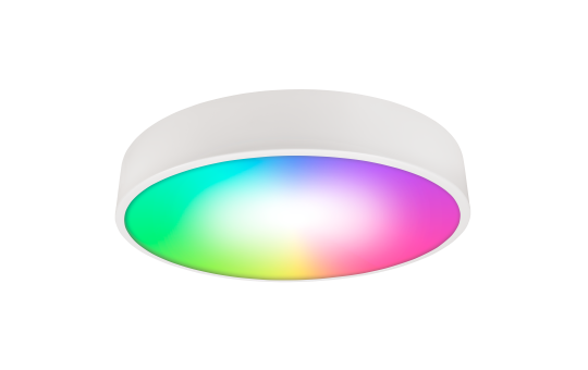 LED WiFi -Plafondlamp Ø40cm 36W - 4450 lm   CCT en RGB - Wit