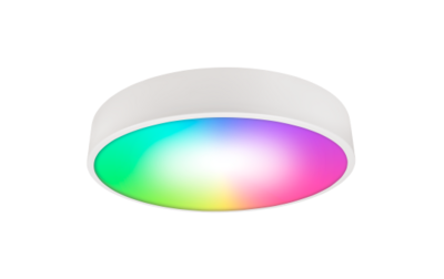 LED WiFi -Plafondlamp Ø40cm 36W - 4450 lm   CCT en RGB - Wit