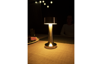 Oplaadbare lamp met led verlichting - Goud