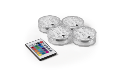 Vijververlichting RGB  IP68 Onderwaterlamp Zwembadlicht afstandbediening - set van 4