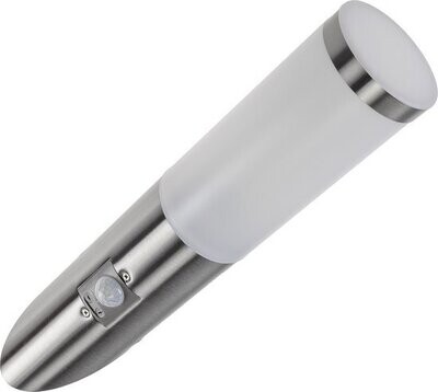 Buitenlamp met Bewegingssensor &#39;&#39;Fackel&#39;&#39;- Tuinverlichting met E27 fitting - Buitenverlichting met IP44 - Muurlamp buiten - Aluminium
