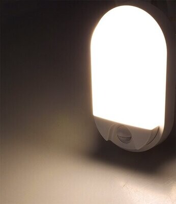 Buitenlamp met Bewegingssensor NIAS - Tuinverlichting 3000K - Buitenverlichting met IP54 - Muurlamp 980lm - Wandlamp buiten - Wit