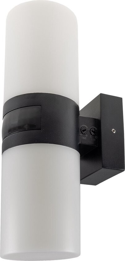 Buitenlamp met Bewegingssensor &#39;&#39;TUBULAR&#39;&#39; - Tuinverlichting 2900K - Buitenverlichting met IP65 - Muurlamp 2085lm - Wandlamp buiten - Wit
