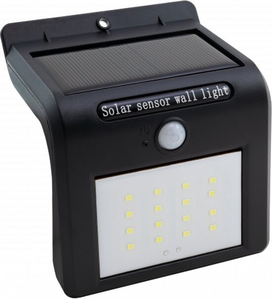 MC-shine LED solar wandlamp met bewegingsmelder