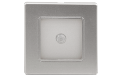 Trapverlichting 180lm - LED Bewegingsmelder Warm-wit met Zilver-frame