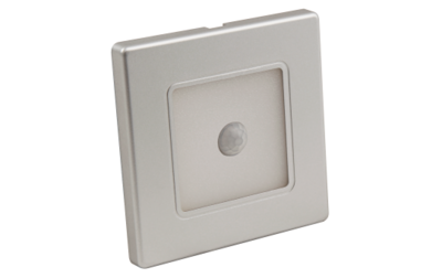 Trapverlichting 180lm - LED Bewegingsmelder Warm-wit met Zilver-frame
