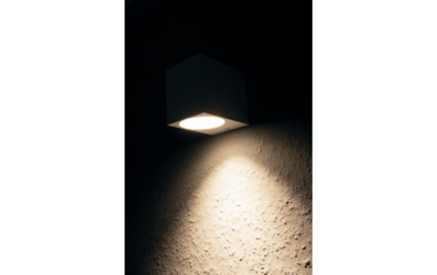 Muurlamp 1x GU10 IP44 - Wit