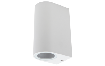 Muurlamp 2x GU10 IP44 - Wit
