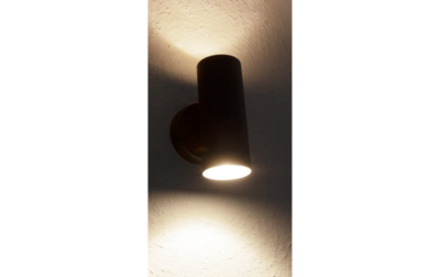 Wandspot - IP44 2x4W Up/Down verlichting 3000K-480lm Zwart