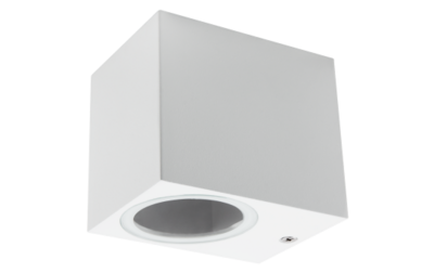 Muurlamp 1x GU10 IP44 - Wit