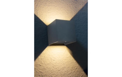 Muurlamp  Downlight  IP54 - 2x3 Watt 3000K Wit