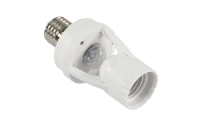 E27 Lamphouder bewegingsmelder - IP20 -60W  360 ° Detectie