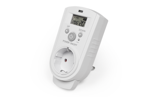 Stopcontact Thermostaat +5°C tot +30°C Digitaal