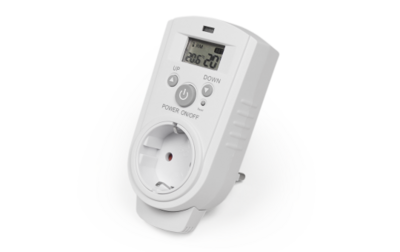 Stopcontact Thermostaat +5°C tot +30°C Digitaal